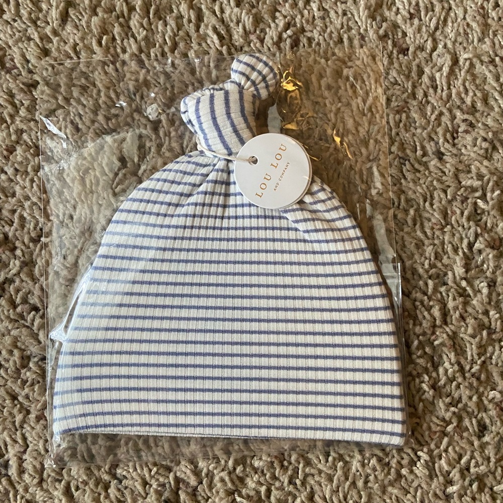 Lou Lou and Company newborn hat.